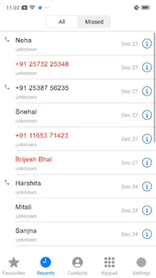 Phone Dialer Contacts & Calls android App screenshot 5